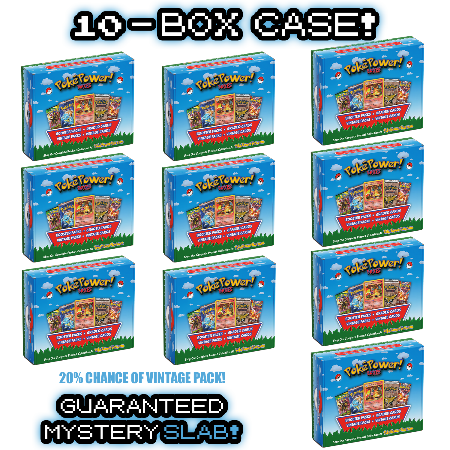 The PokePower Box (10-BOX CASE) PokPower Box The PokePower Box (10-BOX CASE) PokPower Box