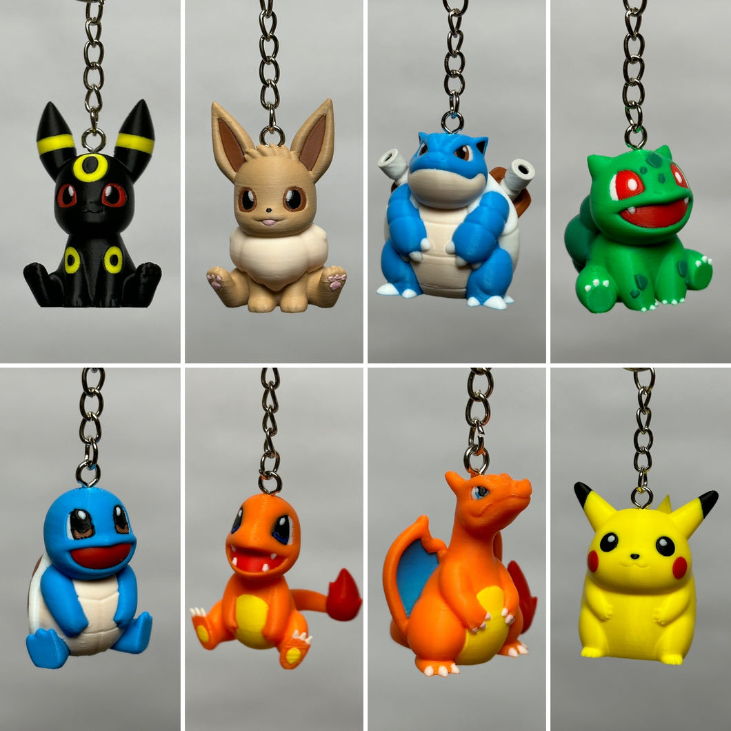 Premium Pokemon KEYCHAIN (3D Printed)