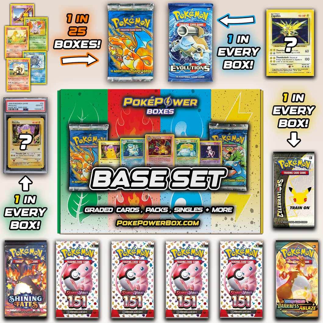 Pokemon Mini Base Set Box 🔥 BASE SET Vintage Theme Box (Limited Edition) – PokéPower Box