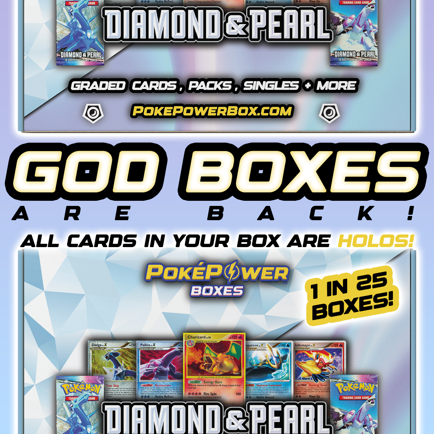 💎 DIAMOND & PEARL Vintage Theme Box (Limited Edition) – PokéPower Box