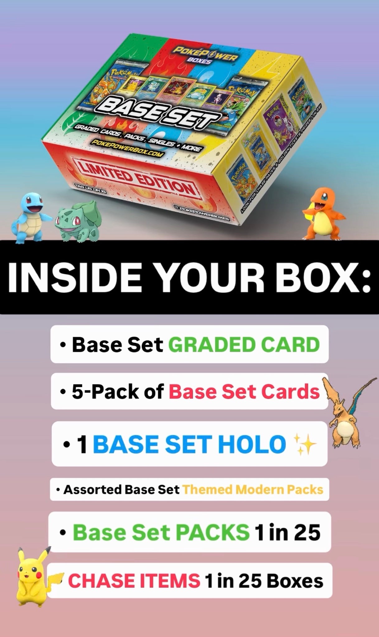 Pokemon Mini Base Set Box 🔥 BASE SET Vintage Theme Box (Limited Edition) – PokéPower Box