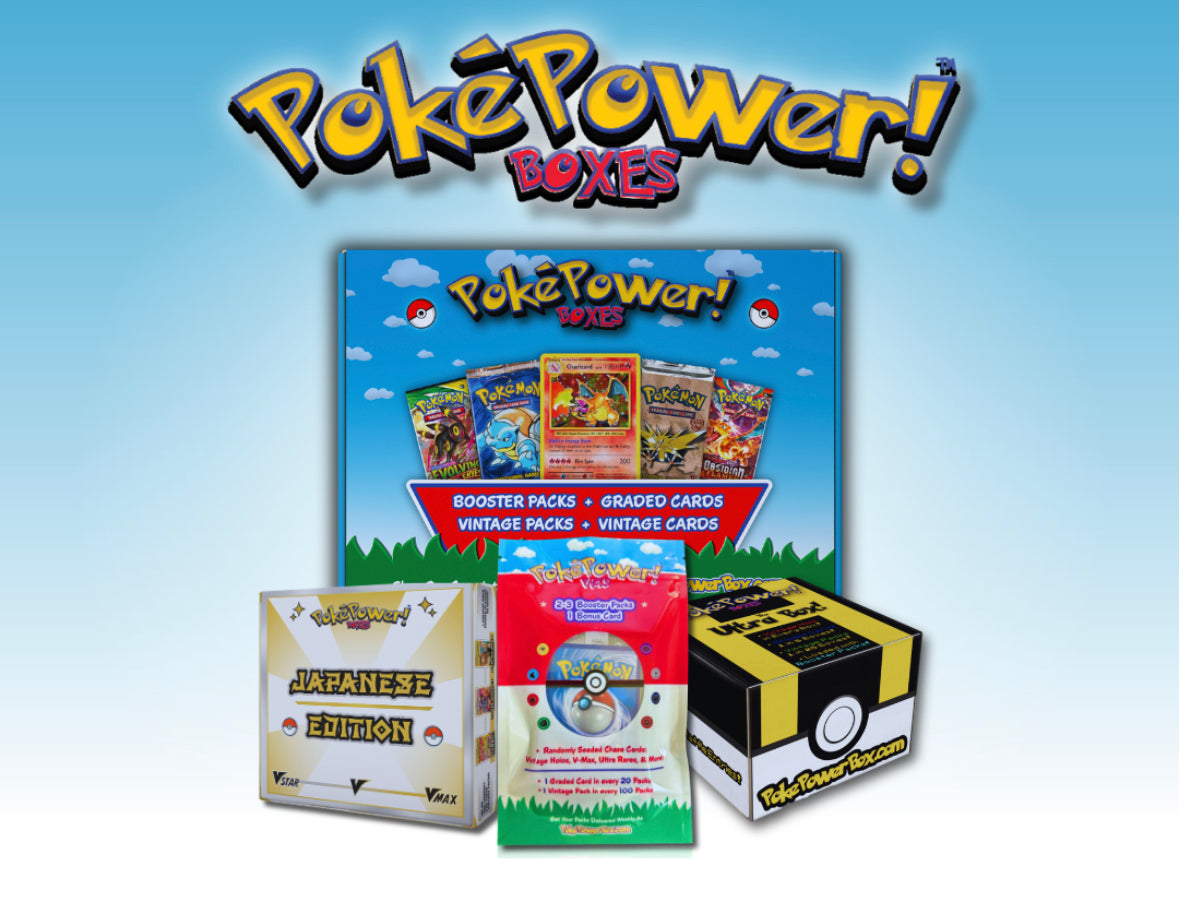 Power Poke Box PokePower Boxes! Pokemon Mystery Boxes – PokéPower Box