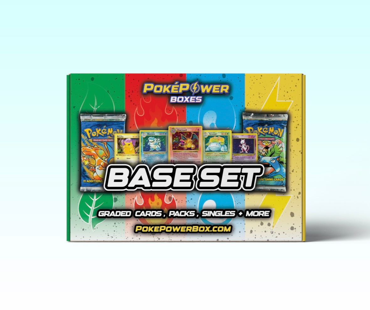 🔥 BASE SET Vintage Theme Box (Limited Edition) – PokéPower Box