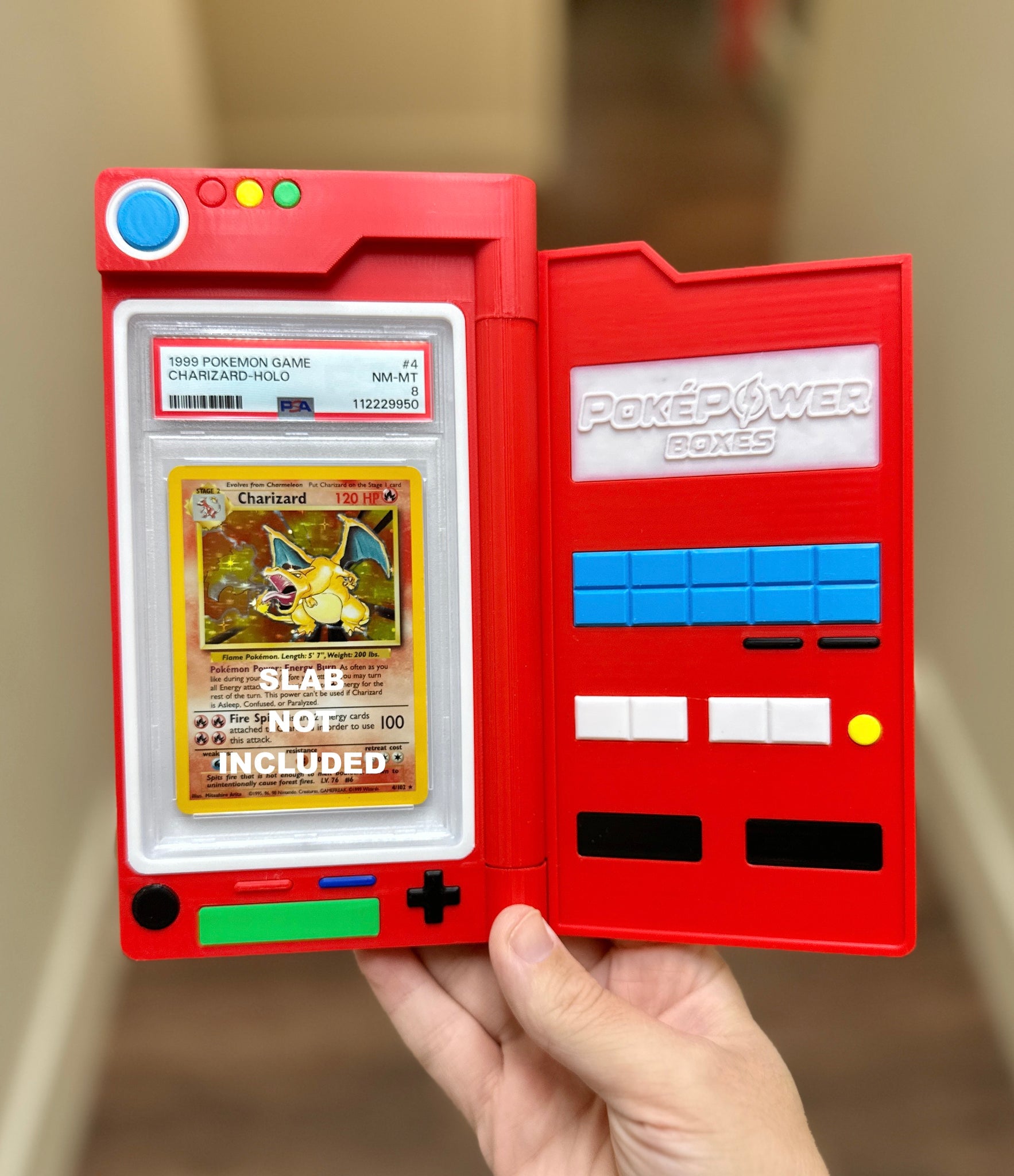 PokDex Graded Card Holder Display PokPower Box PokDex Graded Card Holder Display PokPower Box